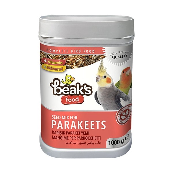 Beaks Paraket Yemi 1000 Gr.