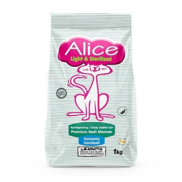 Alice Light Sterilized Kedi Maması 1 Kg.